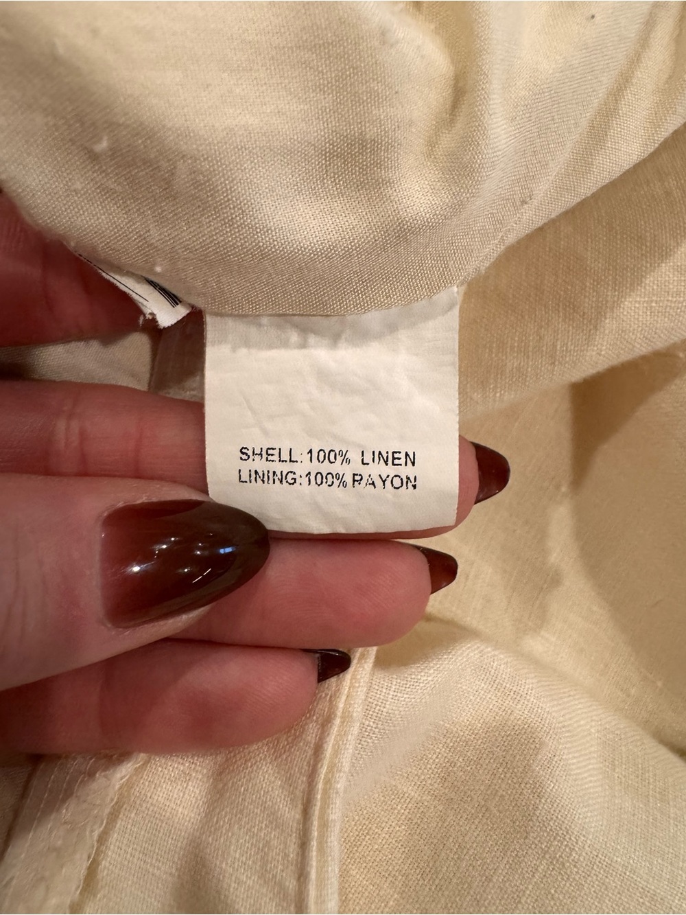 DISSH Nora Natural Linen Pants - Picture 6 of 6
